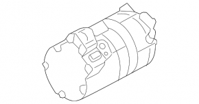Компрессор кондиционера BMW 3 GT F34 14-19 N20