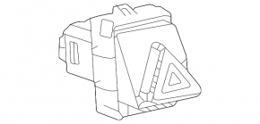 Кнопка аварийки Toyota Sienna 21-26