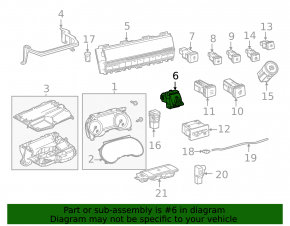 Кнопка аварийки Toyota Sienna 21-26