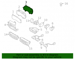 Щиток приборов Subaru Outback 10-10 2.5 АКПП