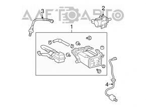 Sonda lambda stânga pentru Lexus IS250 IS300 IS350 06-13