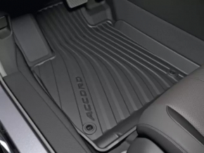 Коврик салона резина передний левый Honda Accord 18-22 черный