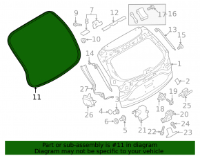 Уплотнитель двери багажника Mazda CX-50 23-26