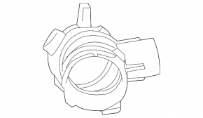 Воздуховод на коллектор Lexus RX350 16-22 с резонатором