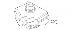Бачок ГТЦ BMW 3 F30 12-18 с крышкой