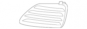 Решетка бампера правая Toyota Camry v40 10-11 рест
