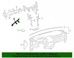 Кронштейн подушки SRS Toyota Venza 21-24