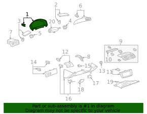 Накладка щитка приборов Toyota Solara 04-08