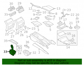Шифтер КПП BMW 5 F10 11-16 M Pack