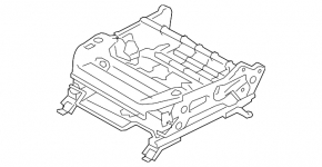 Водительское сидение Subaru Legacy 15-19 без airbag, ткань черн