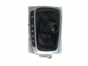 Ручка АКПП с накладкой шифтера Ford Fusion mk5 13-16 кожа черная тип 2