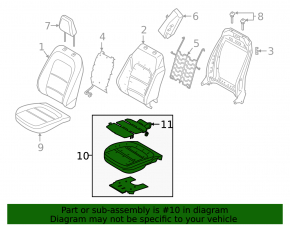 Датчик присутствия пассажира Ford Escape MK4 20- без подушки