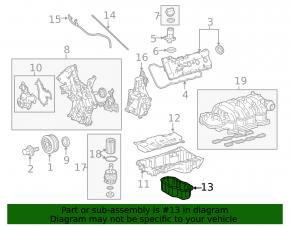 Полуподдон масляный Toyota Sequoia Tundra 08-16 5.7 3URFE