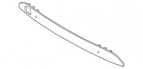 Ornamente centrale bară față pentru BMW X7 G07 19-22 cu senzori de parcare, M-Sport