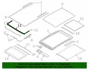 Garnitură panoramă BMW X7 G07 19-