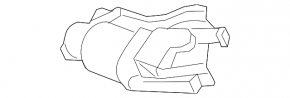Накладка на мотор трапеции дворников очистителя Acura ILX 13-22