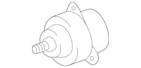 Motor ventilator de răcire stânga Lexus RX350 16-22 sub bara de tractare nou original