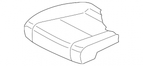 Пассажирское сидение VW Passat 20-22 с airbag, механическое, подогрев, кожа черная