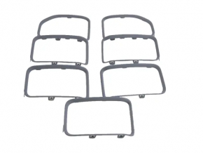 Kit ramă grilă auto neagră pentru Jeep Grand Cherokee WL 21-24