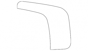 Зеркальный элемент левый Lexus RX300 98-03