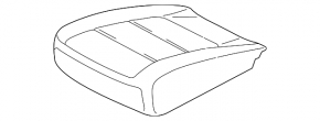 Пассажирское сидение Audi Q3 8U 15-18 с airbag, электро, подогрев, кожа коричневая