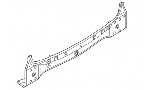 Panoul din spate al Porsche Cayenne 958 11-14, format din 2 piese