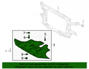Защита двигателя Hyundai Santa FE 19-20 2.0, 2.4