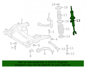 Амортизатор передний левый BMW 6 F06 F12 12-18