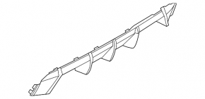 Губа заднего бампера BMW 4 G22 G26 21-26 M4