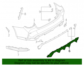 Губа заднего бампера BMW 4 G22 G26 21-26 M4