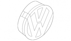Центральный колпачок на диск Volkswagen ID.4 21-26