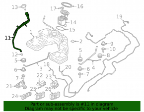 Заливная горловина топливного бака BMW X5 G05 19-26 3.0T