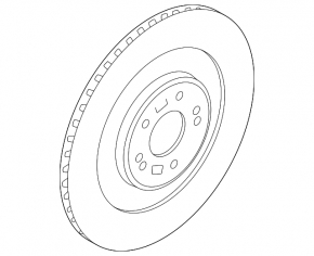 Disc de frână spate dreapta Kia EV6 22-24 235/12mm