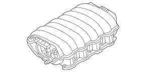 Коллектор впускной Porsche Cayenne 958 11-17 4.8 Turbo