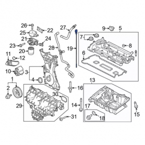 Щуп масляный Ford Escape MK3 13-19 2.0T