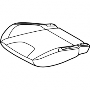 Водительское сидение Ford Focus mk3 15-17 рест, без airbag, ткань серое