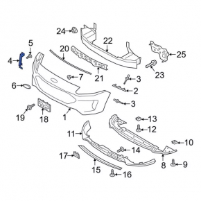 Capac proiector ceață stânga pentru Ford Escape MK4 20-22