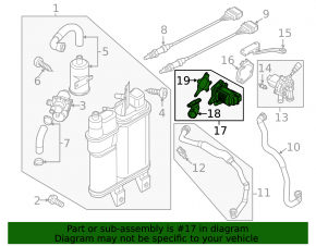 Клапан ЕГР VW Golf 15-21 1.8T