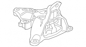 Подушка двигателя левая Honda Civic XI FE/FL 22-26 2.0 АКПП