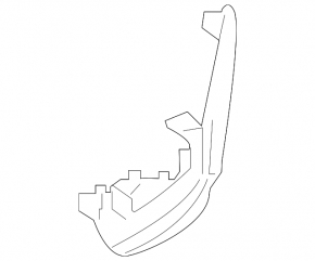 Suportul pentru bara spate dreapta, inferior, pentru Lexus CT200h 14-17, nou, original