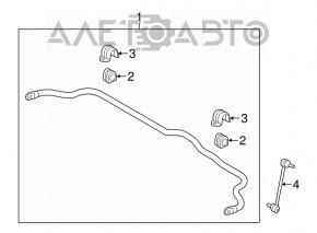 Bară stabilizatoare față Hyundai Sonata 18-19 hibrid