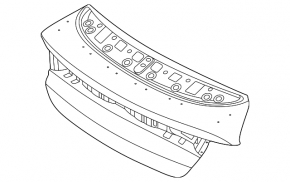 Крышка багажника Kia K5 21-24 под спойлер