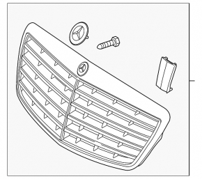 Grilă radiator Mercedes W221 07-09