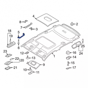 Ручка потолка левая Ford Ecosport 18-22