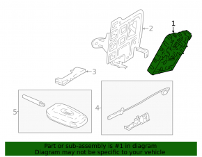 BCM Body Control ECU Module Ford Ecosport 18-22