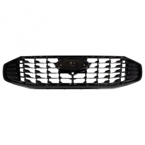 Решетка радиатора grill Ford Escape MK4 23-26 черный глянец под камеру