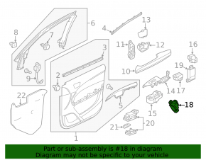 Кнопки открытия лючка бензобака и двери багажника Acura MDX 14-20