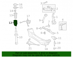 Пружина передняя левая Lexus IS200 IS300 99-05
