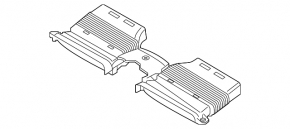 Воздухоприемник Audi Q7 16-26 3.0T 4.0Т