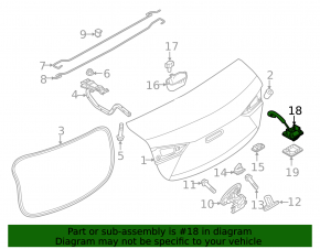 Camera de vizionare spate pentru Mazda 3 14-18 BM
